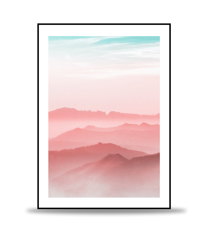 Pink mountains