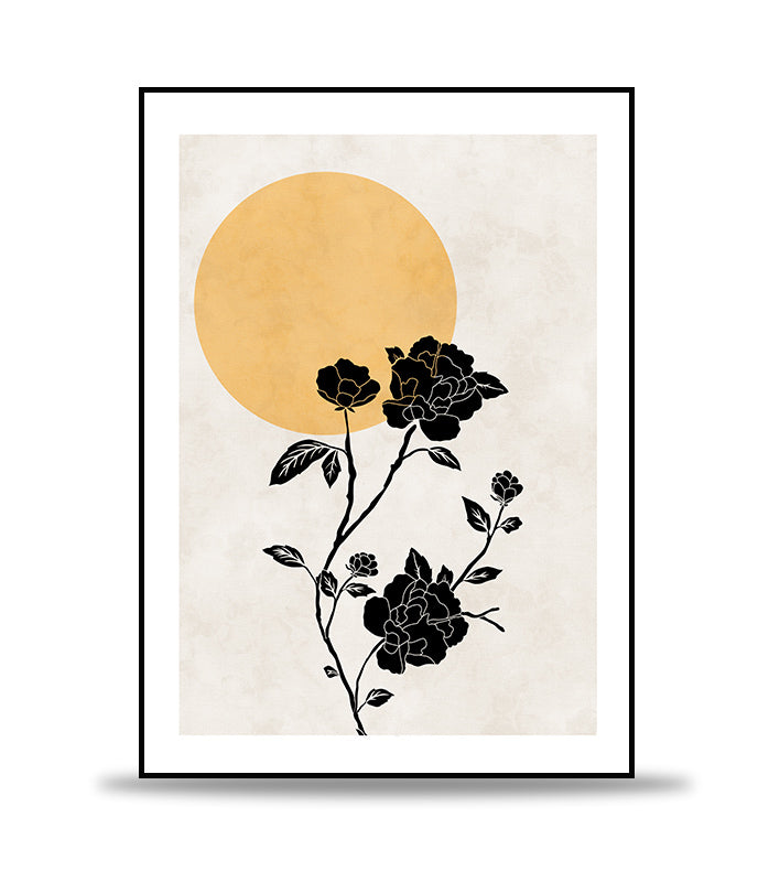 Rose silhouette