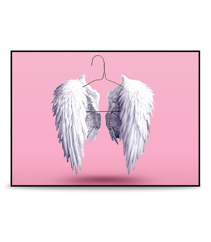 Floating angel wings