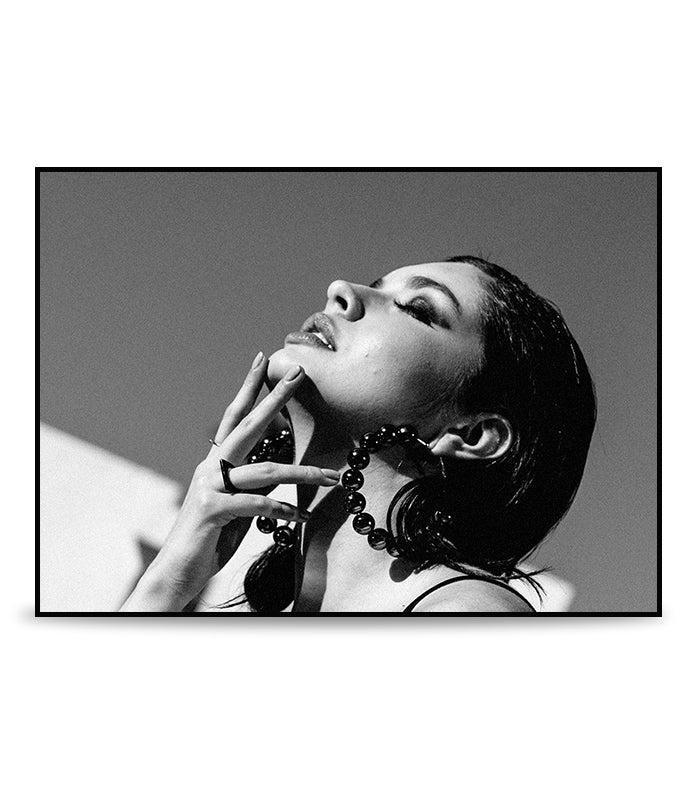Black and white pose