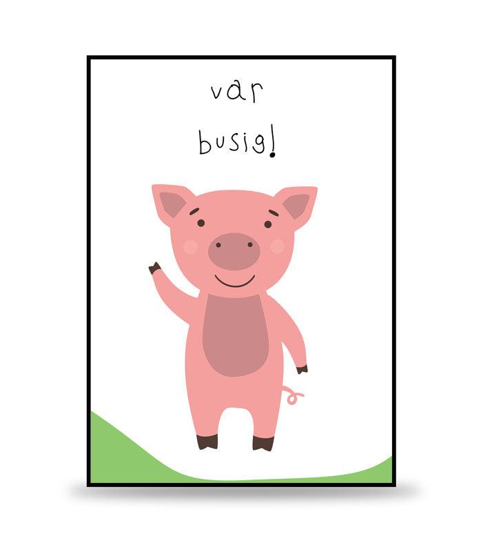 Barntavlan Grisen - var busig
