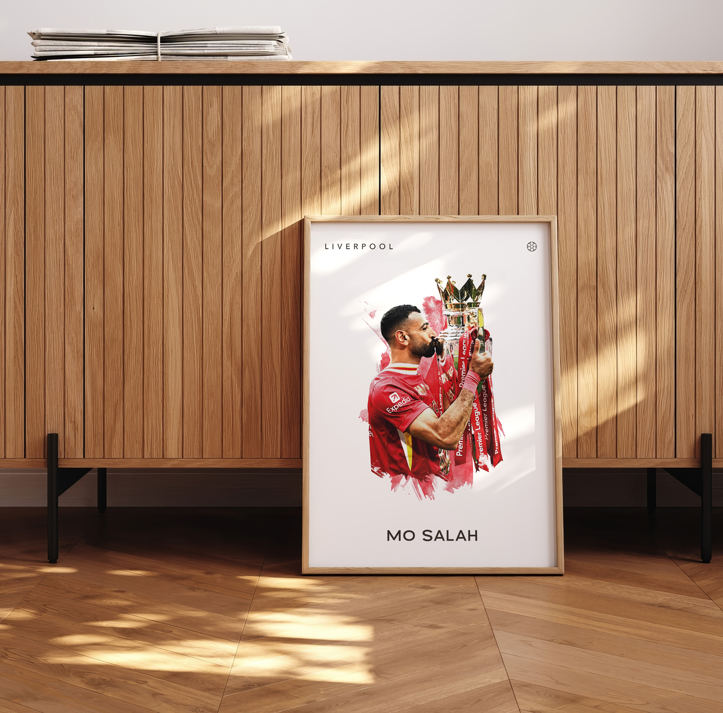 Mo Salah no.4 Fotboll Poster