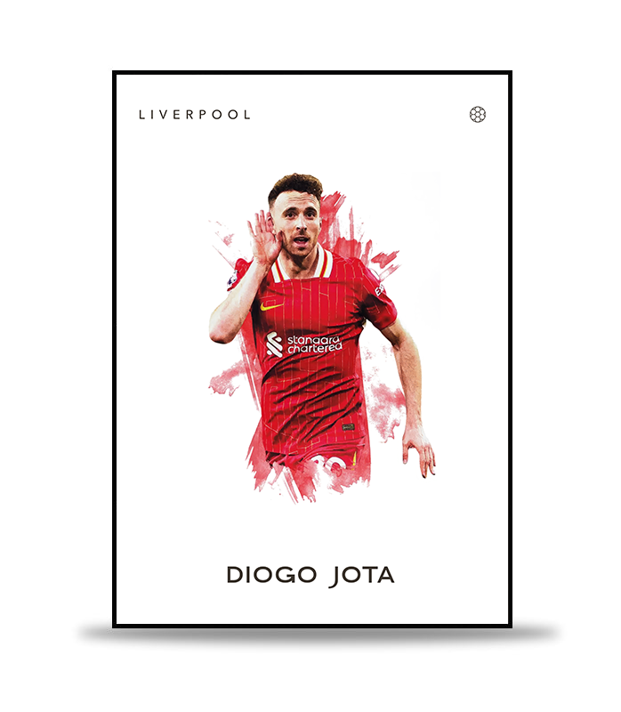 Diogo Jota Fotboll Poster