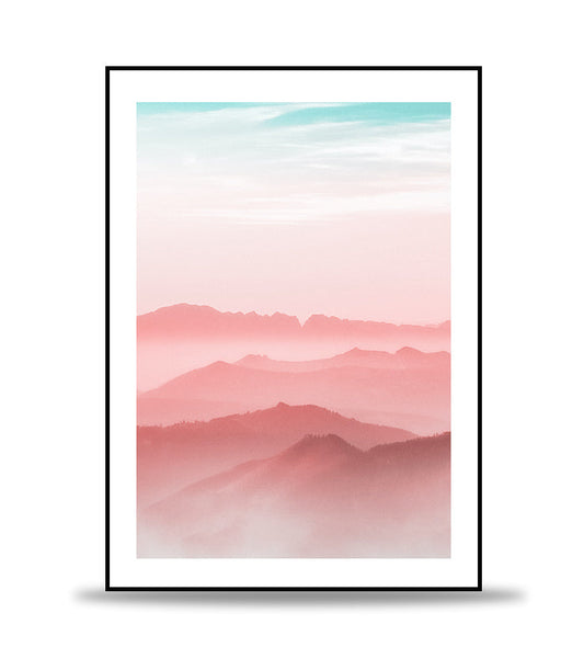 Pink mountains