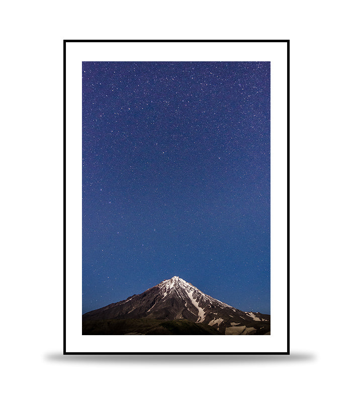 Mountaintop under the stars