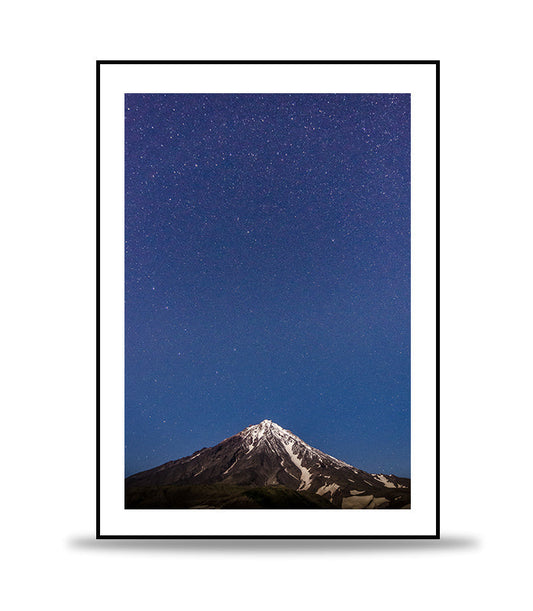Mountaintop under the stars