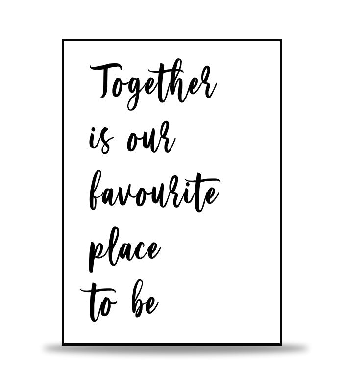 Together is our place to be