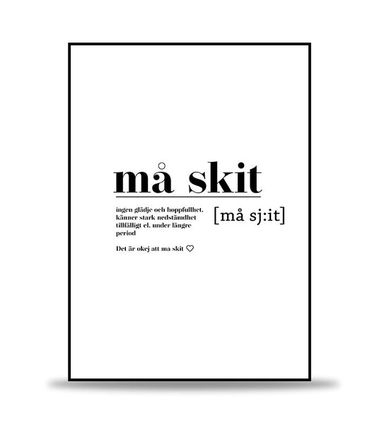 Må skit