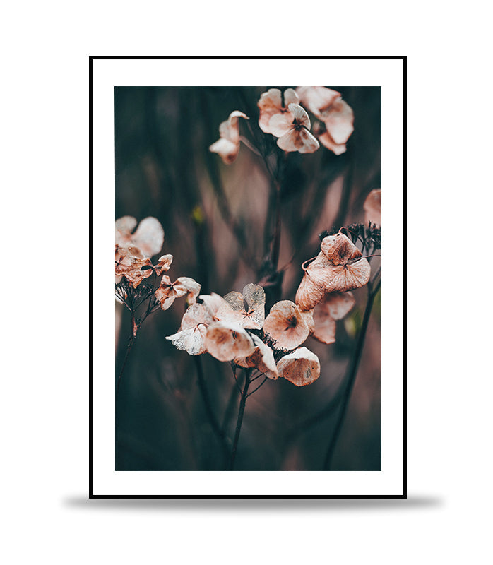 Pink vintage flowers