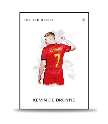 Kevin De Bruyne Fotboll Poster