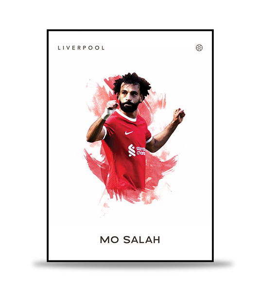 Mo Salah no.2 Fotboll Poster