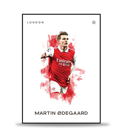 Martin Ødegaard Fotboll Poster