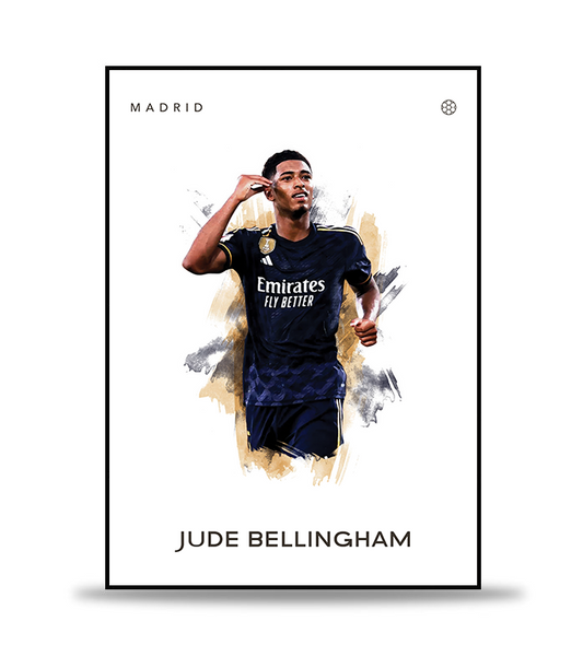 Jude Bellingham no.3 Fotboll Poster