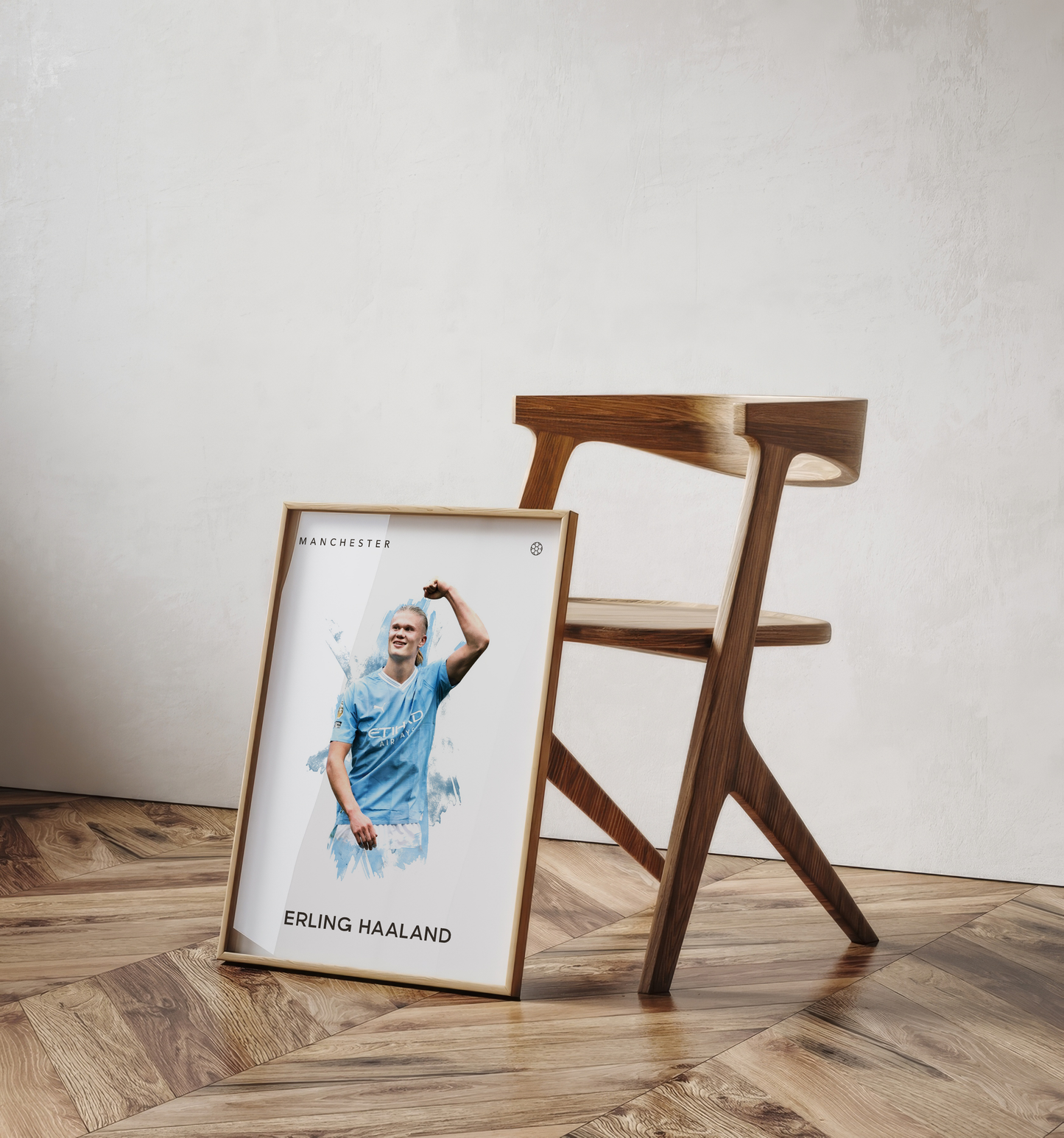 Erling Haaland no.3 Fotboll Poster