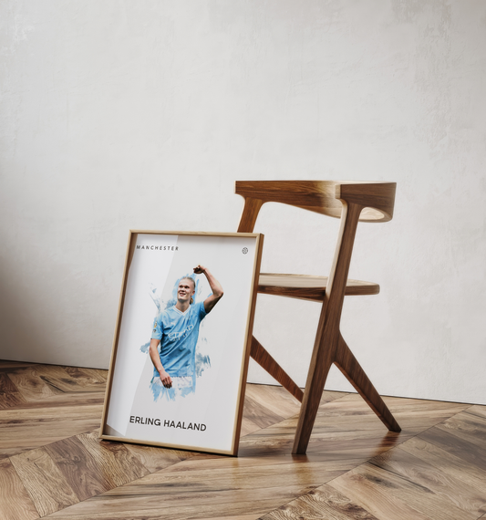 Erling Haaland no.3 Fotboll Poster