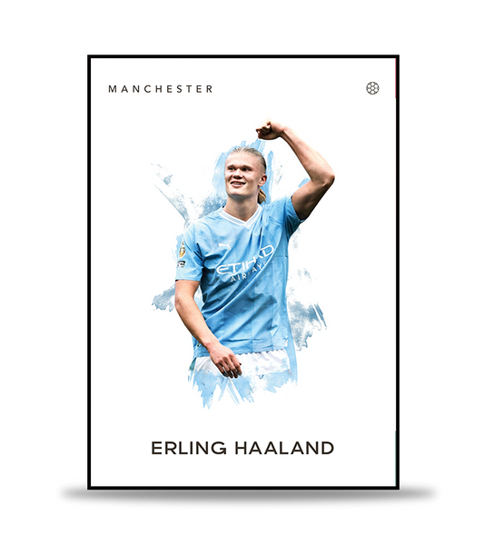 Erling Haaland no.3 Fotboll Poster