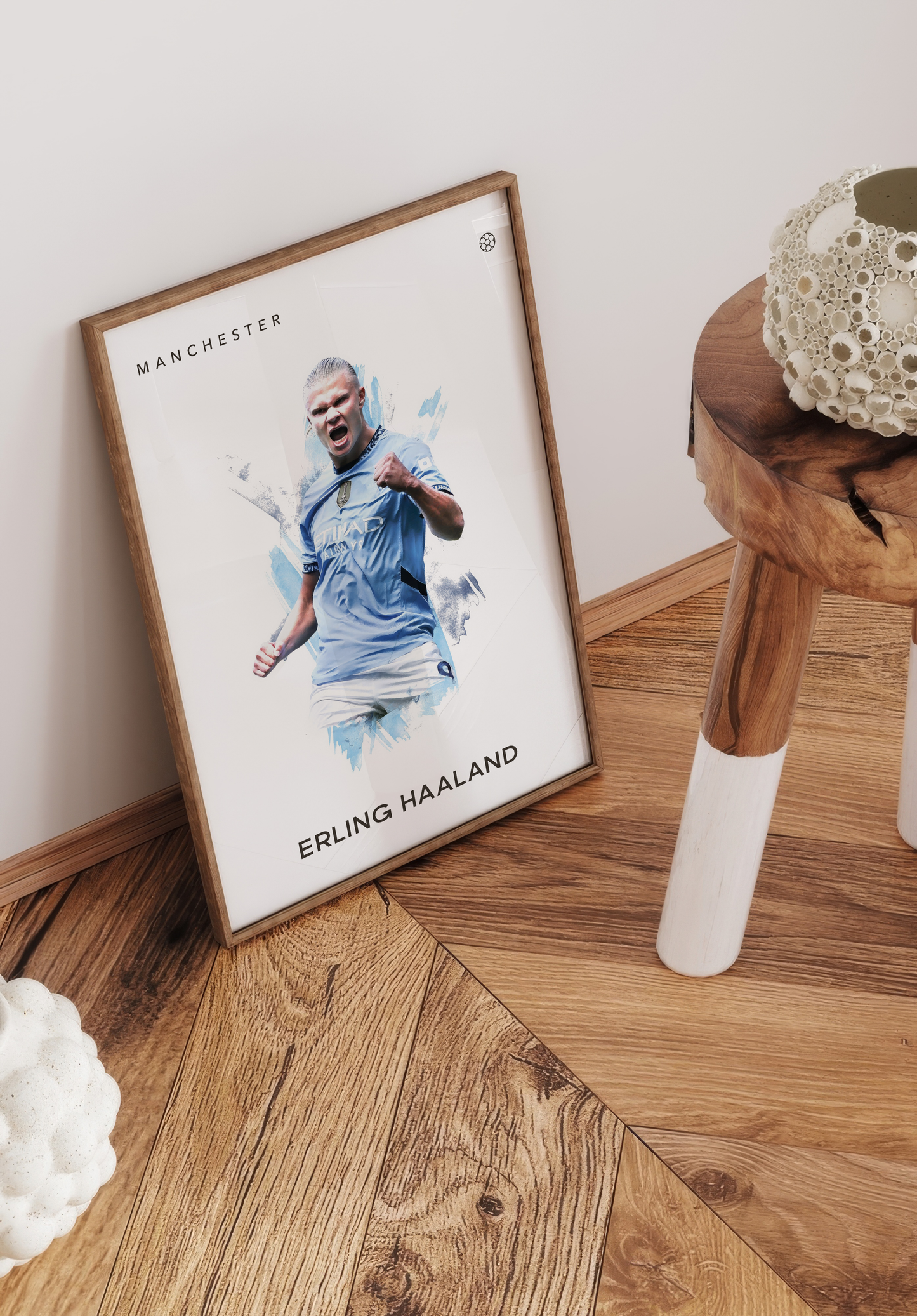 Erling Haaland no.4 Fotboll Poster