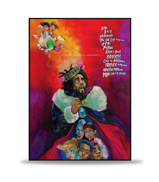 J. Cole (KOD) Album Poster