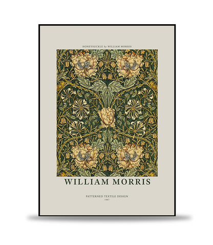 William Morris - Honeysuckle Poster