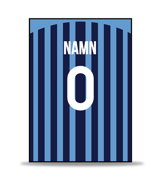 Stockholm Personlig Fotboll Poster