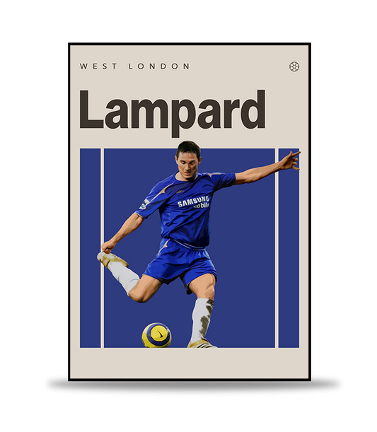 Lampard Fotboll Poster