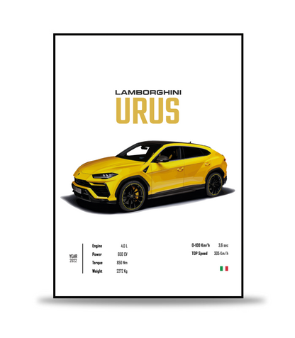 Lamborghini Urus Poster