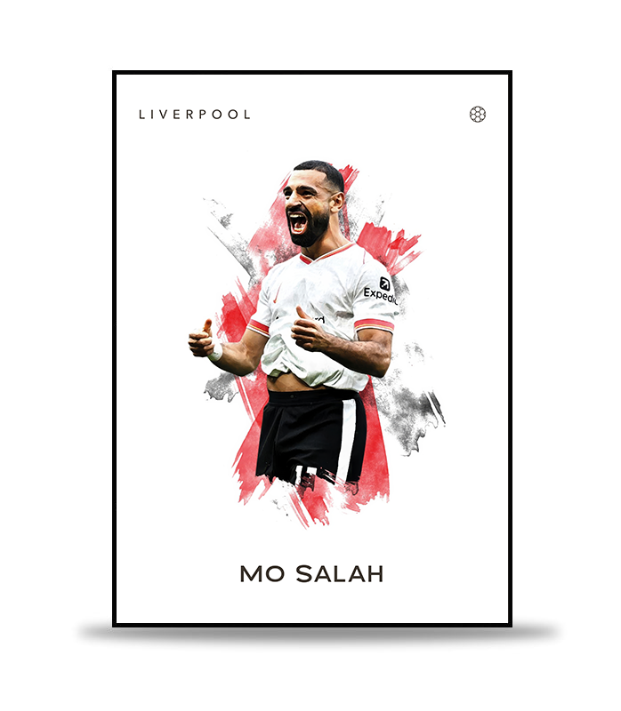 Mo Salah no.3 Fotboll Poster