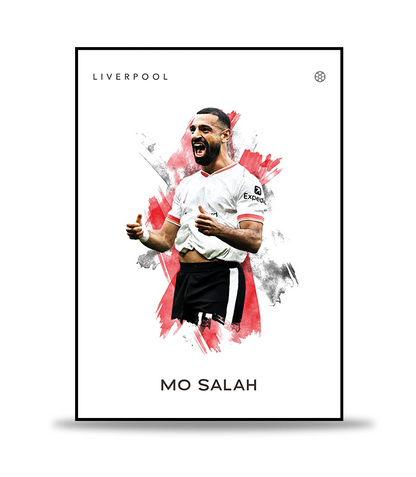 Mo Salah no.3 Fotboll Poster
