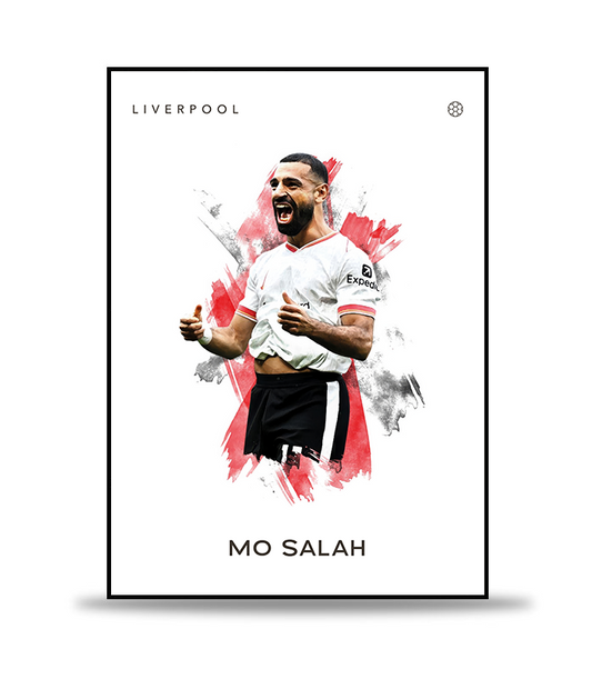 Mo Salah no.3 Fotboll Poster