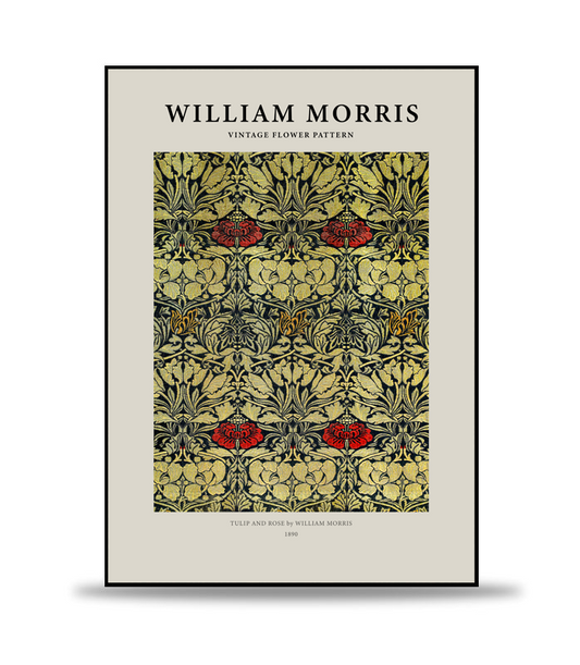 Copy of William Morris - Tulip and Rose Poster