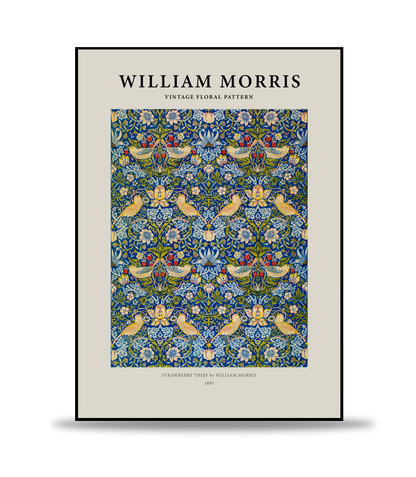 William Morris - Strawberry Thief Poster