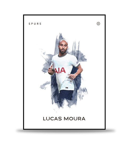 Lucas Moura Fotboll Poster