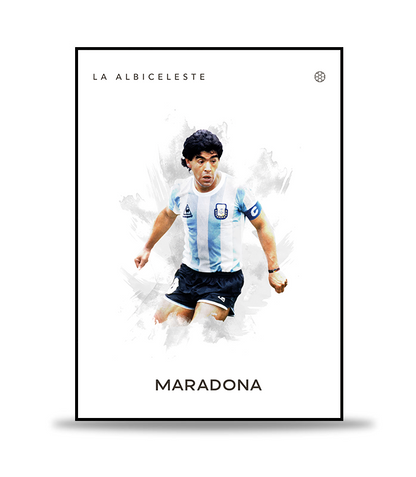 Diego Maradona Fotboll Poster