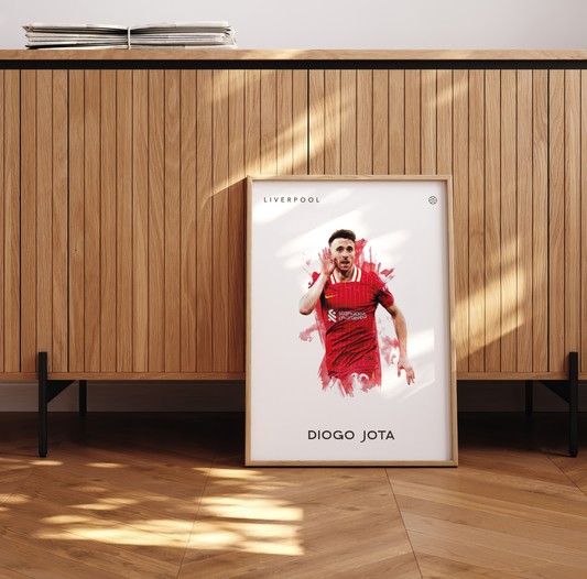 Diogo Jota Fotboll Poster
