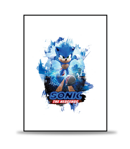 Sonic (Super Mario Bros) Poster