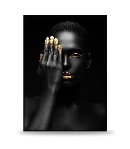 DARK & GOLD FACE II POSTER