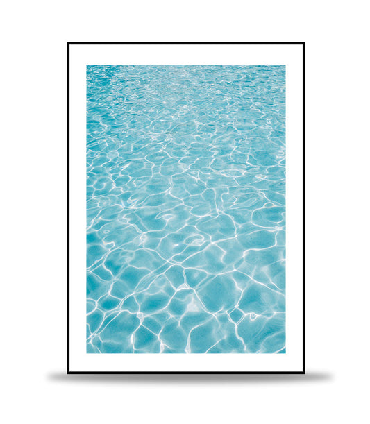 Aqua blue POSTER