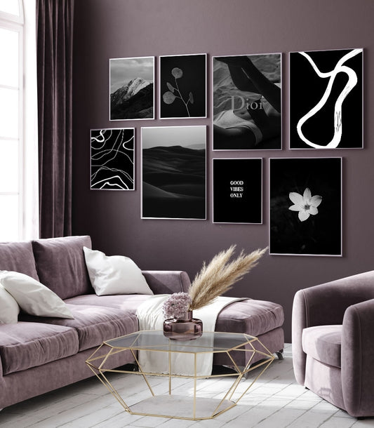 ABSTRACT BLACK NO. 2 POSTER